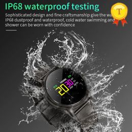 Watches real 30 Metres depth Waterproof woman man lady swim smart band heart rate blood pressure monitoring ip68 smartband wristwatch