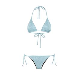 Play Classics Designer f Brand Bikini Women Blue Pink White Lace Up Bikinis Two-piece Split Swimsuits Classic Letters Swimwear Beach Luxury Bathing Suits