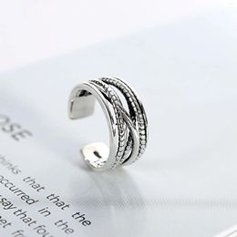 Wedding Rings Personality Simple Open Lines Finger For Women Fashion Jewellery Gifts 2024 Arrivals