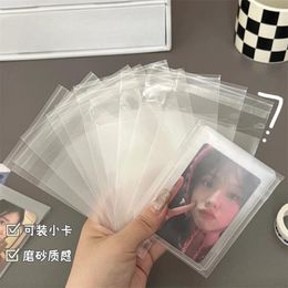 Storage Bags 100Pcs Transparent Self-sealing Opp Bag Kpop Idol Card Holder Candy Cookie Packaging Clear Gift Wedding Birthday Party