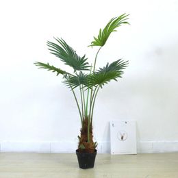 Decorative Flowers Nordic Style Simulation Plant Potted Tang Palm Sunflower