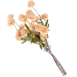 Decorative Flowers Artificial Flower Decoration DIY Arrangement Materials Dandelions Ornament Faux Plants