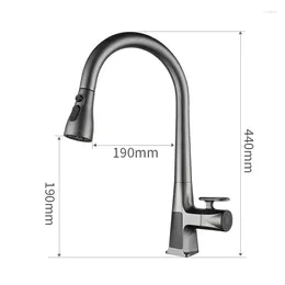 Kitchen Faucets Intelligent Sensor Pull-out Faucet Without Touch