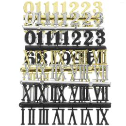 Clocks Accessories Creative DIY Three-dimensional Wall Clock Dial Number Plate Living Room Bedroom Roman Digital Numbers