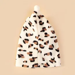 Dog Apparel Winter Accessories Fashionable Leopard Pattern Hat Soft Comfortable Pet Supplies For Dogs Cats Puppies