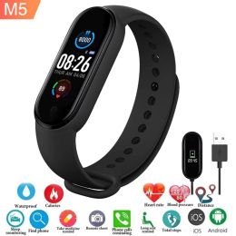 Wristbands 2022 Original M5 Smart Bracelet Sports Fitness Tracker Women Men Digital Watch Heart Rate Health Monitor for Android IOS