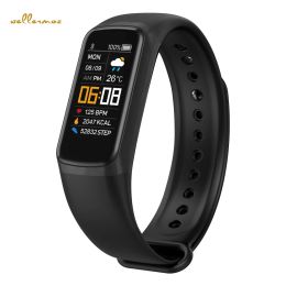 Trackers Men Women IP67 Waterproof Smartband Blood Pressure Fitness Bracelet Heart Rate Monitor Fitness Tracker C7 Smart Bracelet Watch