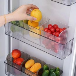 Storage Bottles Large Opening Refrigerator Drawer Quality Plastic Fridge Side Door Food Case Deepen Organizer Rack Kitchen