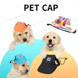 Dog Apparel Hat Pet Headwear Sun Baseball Cap Dogs Outdoor Puppy Grooming Dress Up With Open Ears Adjustable Sunscreen