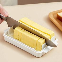 Storage Bottles With Lid Cutting Baking Tool Cooking Kitchen Gadgets Cheese Cutter Butter Container Box Slicer