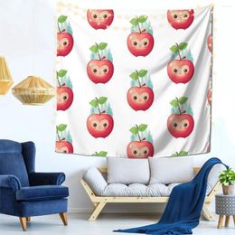 Tapestries Kawaii Apple Wall Decor Tapestry Modern Decorative Holiday Gift Polyester Delicate