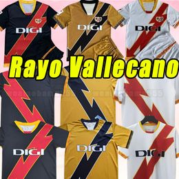 23 24 CAMISETA RAYO Vallecano Maglie da calcio Falcao ISI UNAI LOPEZ UOMINI KIT KIT Rodrigues Oscar Trejo Bebe Maillots Shirt calcis