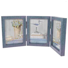 Frames Picture Po Desk For Home Wooden Wallet Decorative Display Holder Office