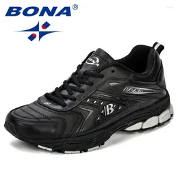 Casual Shoes BONA 2024 Designers Running Men Sports Lightweight Sneakers Man Comfortable Athletic Training Trendy