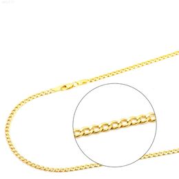 Gold Chain Necklace For Men and Women Affordable Gold Chains 10/14/18 Karat Gold Necklace 16-26 Inches