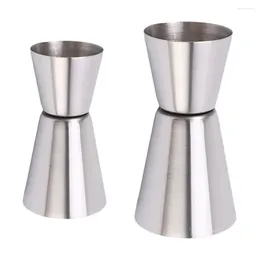 Measuring Tools Double Jigger S Glass Cup Round Rim And Thin Waist Measure For Bartender Bar Supplies Bartending