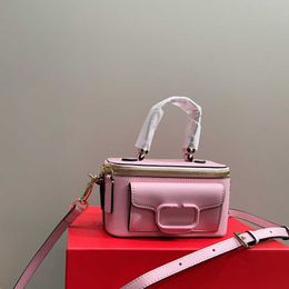 Designer Pink Handbags Women Crossbody Bags Shoulder Handbags Makeup Bag Luxury Mini Portable Box Cosmetic Lipstick Bag Ladies Fashion Small Purses