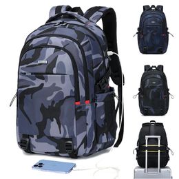 Man Backpack Highend Sports Schoolbag for Boys Waterproof Trendy Travel Multifunctional Casual Laptop Bag Students on Sale 240328