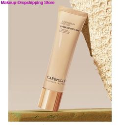 Caremille Coloured Essence Isolation Makeup Front ThreeinOne Natural Core Cream Concealer Invisible Pore Base Priming Stick 240327