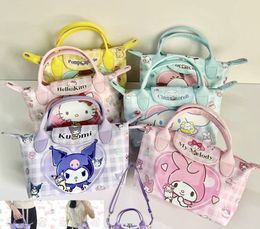 Wholesale Cartoon Handheld Crossbody Dual purpose Dumpling Shape Handheld Bag Kurumi Little White Dog Dumplings Crossbody Bag Single Shoulder Bag