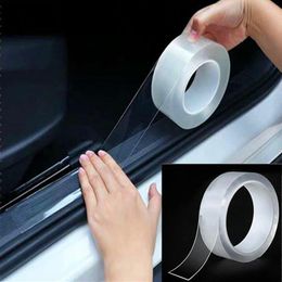 Window Stickers Car Door Edge Protector Universal Sill Sticker Anti Scratch Transparent Film Protection Style Auto Accessories