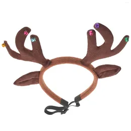 Dog Apparel Christmas Pet Headband Decorations Lightweight Hair Clasps Headdress Ear Prop Festival Plush Party Headbands Cat Costume