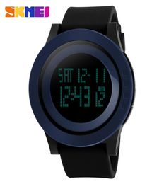 SKMEI Digital Sport Watch Men Chronograph EL Light Mens Wrist Watches Date 1224 Hours Alarm Clock Man Relogio Masculino 11422050237