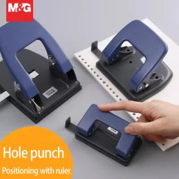 Punch Double hole puncher Small Large Binding machine Binder ring manual a4 document paper punch Office paper voucher Stationery bo
