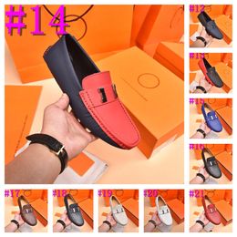 40Style Summer Designer Men Loafers Genuine Leather Shoes Breathable Driving Shoes Fashion Luxurious Moccasins Cow Suede Loafers Office Dress Size 38-46