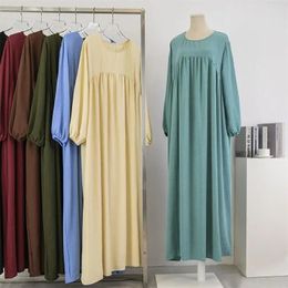 Spirng Autumn Full Sleeve Casual Plus Size Dres Loose Maxi Dresses Female Oversize Long Vestidoes Fit 120KG 240320