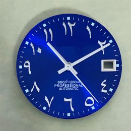 Kits arabic dial nh35 arabic numerals dial nh36 Single Calendar Dial Watch Hands No Luminous Antique Arabic Numerals Dial for nh35