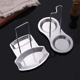 Kitchen Storage Detachable Lid Rack Not Easy To Rust Stainless Steel Spoon Rest Pot