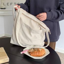 Evening Bags Corduroy Shoulder Bag For Women 2024 Vintage Big Shopper Shopping Girls Student Book Handbags Casual Tote