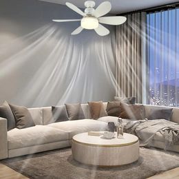 Ceiling Lights 2 In 1 Electric Fan With Remote Control Fans LED Timing Modern Lamp For Bedroom Living Room