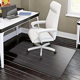 Carpets Home Office Chair PVC Floor Mat Protection Transparent Rectangular Protector For Hard Wood 48" X 36" - US Stock