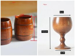 Mugs 20pcs Japanese Sour Jujube Wood Wine Glass