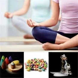 2024 60/120Pcs Incense Cones Use For Backflow Incense Burner Anti-Odour Cone Incense Mix Scent- for Anti-Odour Incense Cones