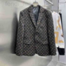 New Mens Suits Fashion Designer Blazers Tweed Groom Tuxedos Notch Lapel Classic F letter printing Groomsmen Wedding/Prom/Dinner Blazer Jacket Pants 85X7