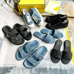 10a pantofole designer scivolano donne tela sneaker uomini donne scarpe casual di lussuoso denim estate spiaggia bassa assistenza sneaker scarpe da esterno di alta qualità 35-45 con scatola