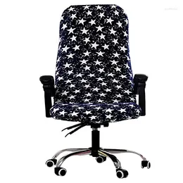 Chair Covers Soft Rotating Office Computer Cover Spandex For Chairs Lycra Stretch Case Swivel Armchair Work Seat