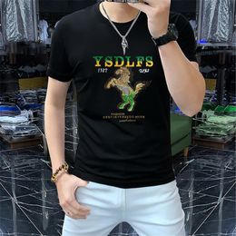 New 2024 Luxury Fashion Men's T-Shirts Mens Short Sleeve Breathable Tops Tees Letter Embroidery Men Women Summer T Shirts Plus size men's T-shirt Size M-4XL