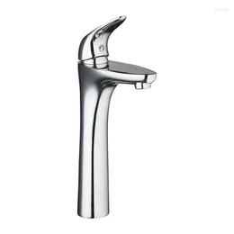 Bathroom Sink Faucets Modern Luxury Well Sold Deck Mounted Single Handle Chrome Finish Basin Faucet