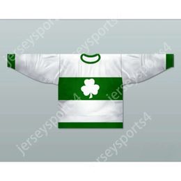 Gdsir Custom TORONTO SHAMROCKS 1914-15 REPLICA HOCKEY JERSEY ANY PLAYER OR NUMBER NEW Top Ed S-M-L-XL-XXL-3XL-4XL-5XL-6XL