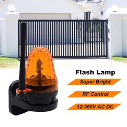 Accessories Universal 12V 24V 110V 220V 12265V AC/DC LED Light Automatic Garage Sliding Swing Gate Opener Flash Alarm Lamp Blinker Safety