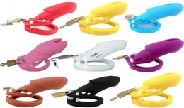 QLOVES CB6000 CB6000S Soft Silicone Cage Cock Cage Device Sex Toys with 5 Cock Ring Penis Sleeve for Men S08244317910