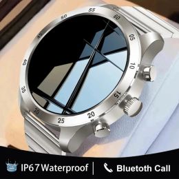 Watches 2022 New Bluetooth Call Smart Watch Custom Dial Full Touch Screen Waterproof Smartwatch Sports Fitness Heart Rate Watch For Mens