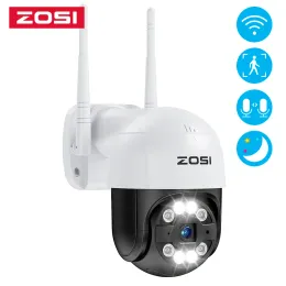 Cameras ZOSI 3MP PTZ Wifi IP Camera H.265 Wireless Surveillance Security CCTV Camera P2P Audio Outdoor AI Human Detect HD Cameras
