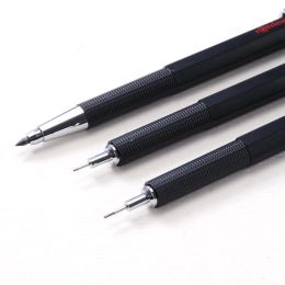 Pencils Geman 300 0.5/0.7/2.0MM Automatic Mechanical Pencils Drawing Sketch Pencils Black Metal Holder For School Art Supplies