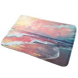 Carpets Study Of The Sea Entrance Door Mat Bath Rug Ocean Color Anti-Slip Bedroom Kitchen Foot Floor Carpet