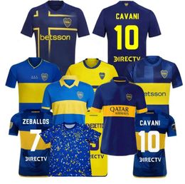 2024 2025 CA Boca Juniors Maglie da calcio Cavani 24 25 Carlitos Maradona Club Atletico Conmebol Libertadores Janson Football Shirt Sets Uniform